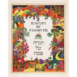 Shlomo Katz, Hagada of Passover, 10 Lithograph Suite
