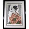 Image 1 : Michael Knigin, Playing a Poppin, Utamaro, Serigraph
