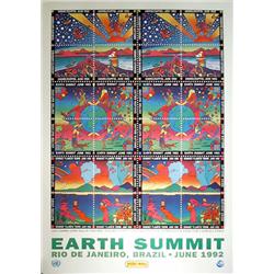 Peter Max, Earth Summit, Poster