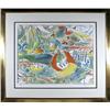 Image 1 : Peter Max, Flower Abstract, Lithograph