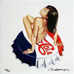 Mel Ramos, Pepsi Cola, Enamel Print