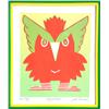 Image 1 : Jean Sariano, Striped Bird, Serigraph