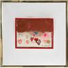 Image 1 : Roger Selden, Hearts, Painting with Collage 