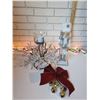 Image 1 : Nutcracker - Table Center Piece - Hanging Christmas Bells/Bow