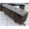 Image 2 : TRAIN CAR METAL ANTIQUE 1930's FILMING MINIATURE A