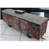 Image 1 : TRAIN CAR METAL ANTIQUE 1930's FILMING MINIATURE G