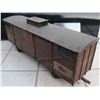 Image 2 : TRAIN CAR METAL ANTIQUE 1930's FILMING MINIATURE H
