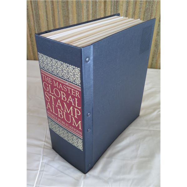 The Master Global Stamp Album -Poland, Puerto Rico, etc (Incomplete - Partially Filled)