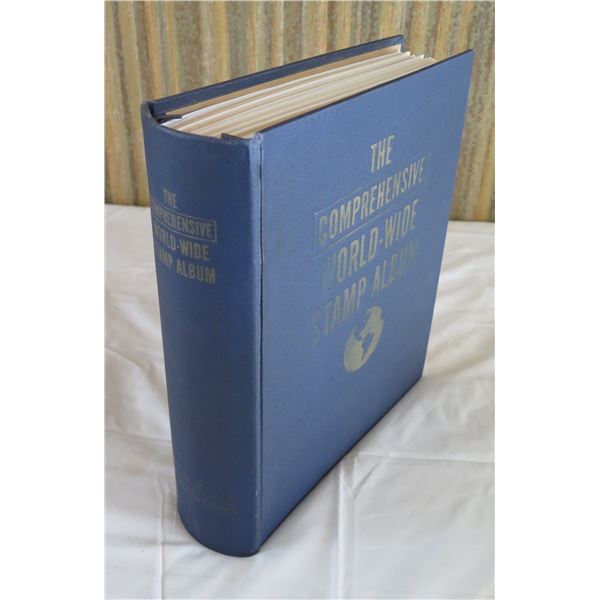 The Comprehensive World Wide Stamp Album - China, Congo, etc (Incomplete - Partially Filled)