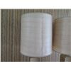Image 3 : Qty 2 Metal Woven Lamps w/ White Shades