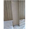 Image 4 : Qty 2 Metal Woven Lamps w/ White Shades