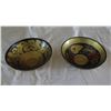 Image 1 : Qty 2 Collectible Greek Bowls w/ Documentation 6" dia,  3"H