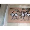 Image 2 : Asian Bird Artwork w/ Oriental Characters 47"x22"