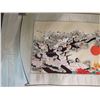 Image 2 : Asian Floral Artwork w/ Oriental Characters 47"x22"