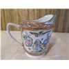 Image 12 : Hand-Painted Tea Pot, Creamer & Sugar Bowl w/ 6 Cups & Saucers, Made in China