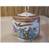 Image 13 : Hand-Painted Tea Pot, Creamer & Sugar Bowl w/ 6 Cups & Saucers, Made in China