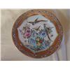 Image 4 : Hand-Painted Tea Pot, Creamer & Sugar Bowl w/ 6 Cups & Saucers, Made in China
