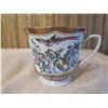 Image 7 : Hand-Painted Tea Pot, Creamer & Sugar Bowl w/ 6 Cups & Saucers, Made in China