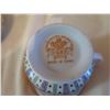 Image 9 : Hand-Painted Tea Pot, Creamer & Sugar Bowl w/ 6 Cups & Saucers, Made in China