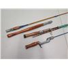 Image 2 : Qty 4 Fishing Rods Misc Sizes