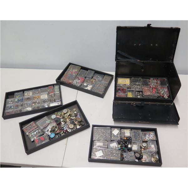 Misc Hardware: Bolts, Washers, Clamps, Fittings, Speaker Parts, etc in Organizer Case