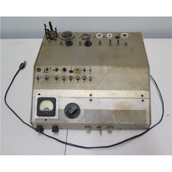 Vintage Transmitter w/ Weber Raydex Voltage Gauge