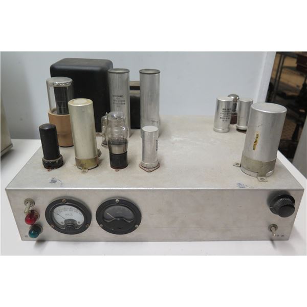 Vintage Monaural Power Amplifier Kit w/ Westinghouse Voltmeter