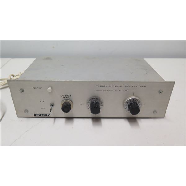 Rhoades National Corp. TE-300 High Fidelity TV Audio Tuner