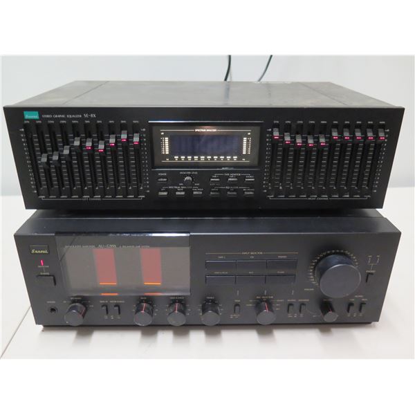 Sansui Au-G99X Integrated Amplifier & SE-8X Stereo Graphic Equalizer