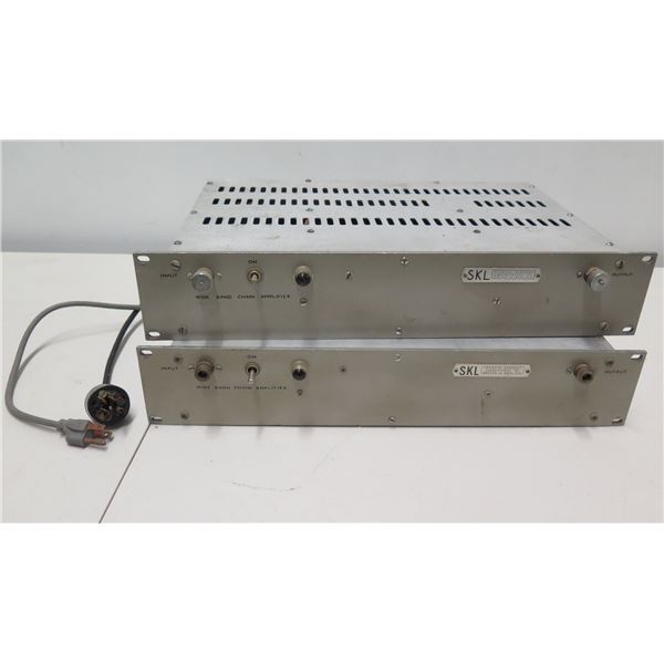 Qty 2 SKL Spencer-Kennedy Laboratories Wide Band Chain Amplifiers