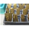 Image 7 : Multiple Metal Plates w/ Alphabet & Numbers, Misc Size