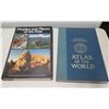 Image 1 : Qty 2 Books: Peoples and Places of the Past & National Geographic World Atlas