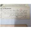 Image 8 : Vintage Documentation: War Ration Books, Ration Stamps, Certificate of Registrar, etc