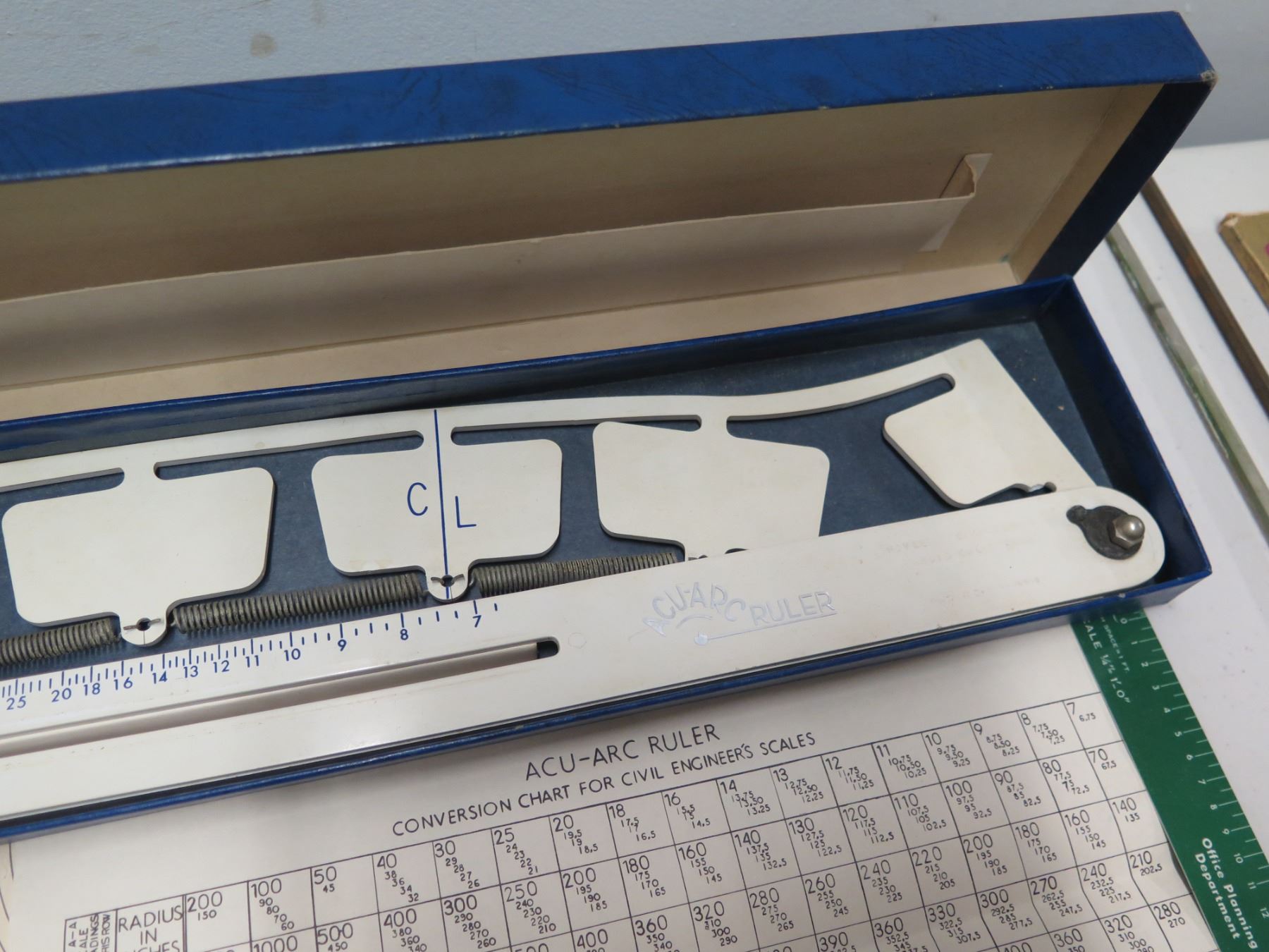 Multiple Rulers, T-Squares, Stencils, Conversion Chart, Pencils, etc