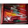 Image 25 : Metal 5-Tier Toolbox & Contents: Hand Tools, Flashlights, Pry Bars, Chisel Set, etc (Heavy)