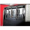 Image 37 : Metal 5-Tier Toolbox & Contents: Hand Tools, Flashlights, Pry Bars, Chisel Set, etc (Heavy)