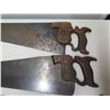 Image 2 : Qty 4 Hand Saws, Misc Size w/ Hammer & Level