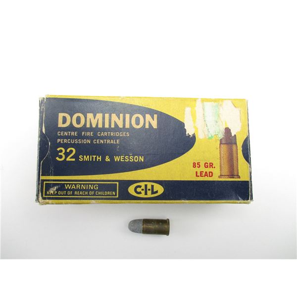COLLECTIBLE CIL DOMINION .32 S&W AMMO