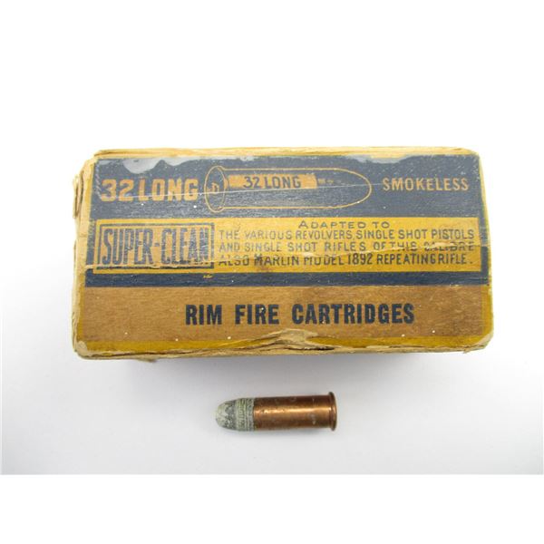COLLECTIBLE CIL .32 LONG RIM-FIRE AMMO