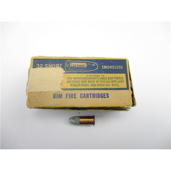 COLLECTIBLE CIL .32 SHORT RIM-FIRE AMMO