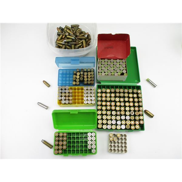 RELOADED ASSORTED PISTOL AMMO LOT