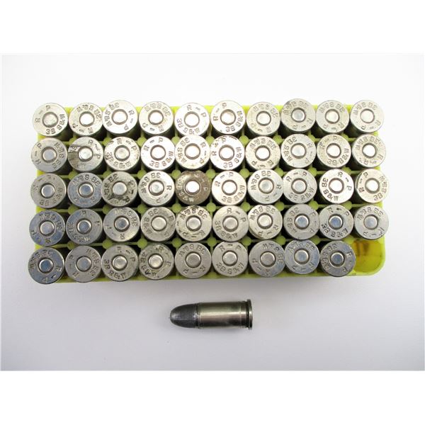 RELOADED .38 S&W AMMO