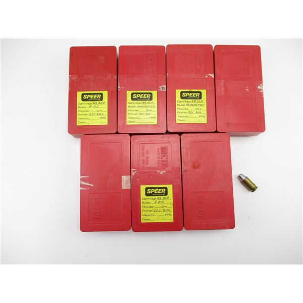 RELOADED .45 AUTO AMMO