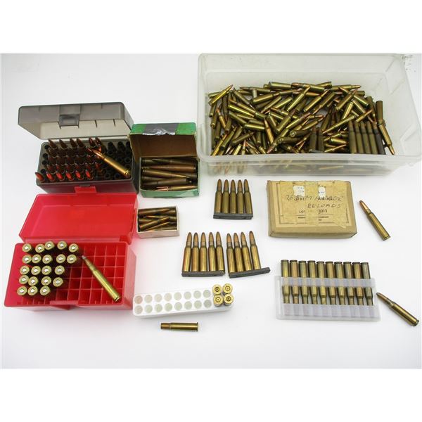 RELOADED ASSORTED RIFLE AMMO LOT