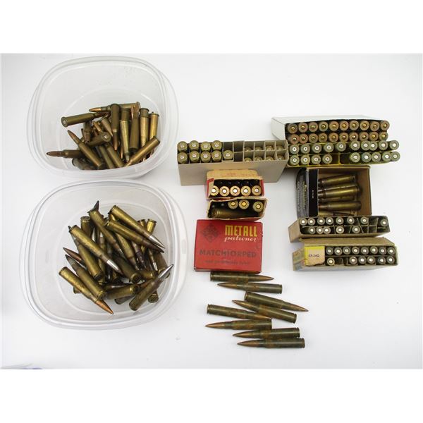 RELOADED ASSORTED RIFLE AMMO LOT