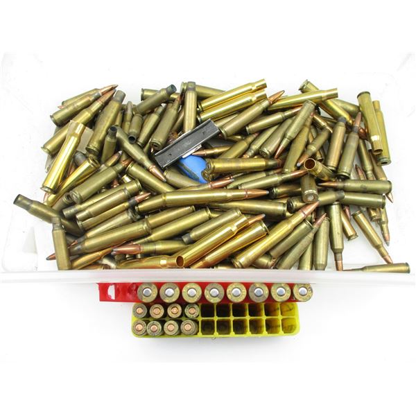RELOADED ASSORTED RIFLE AMMO LOT
