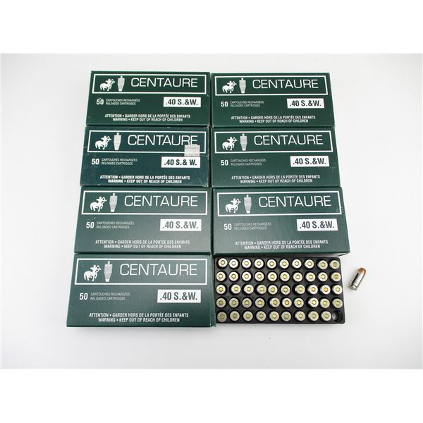 RELOADED .40 S&W AMMO