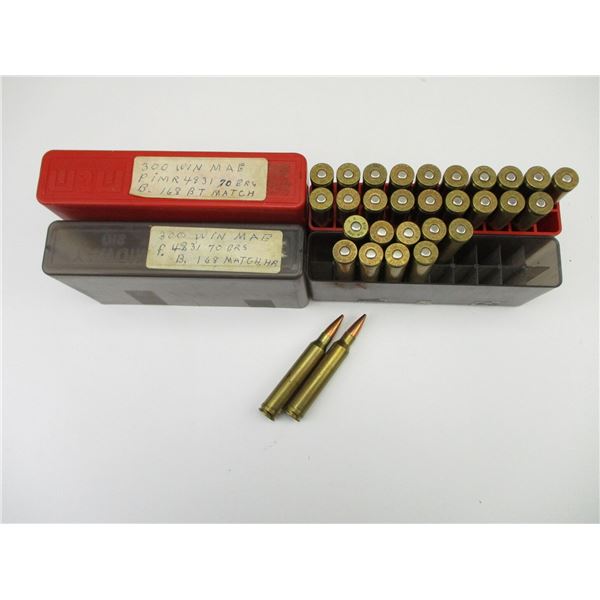 RELOADED .300 WIN MAG AMMO