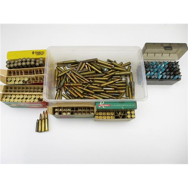 RELOADED ASSORTED RIFLE AMMO LOT