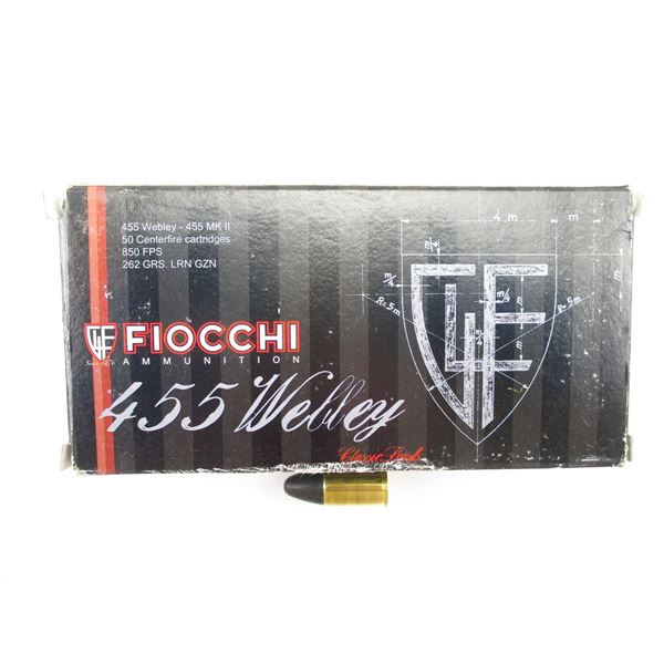 FIOCCHI .455 WEBLEY AMMO
